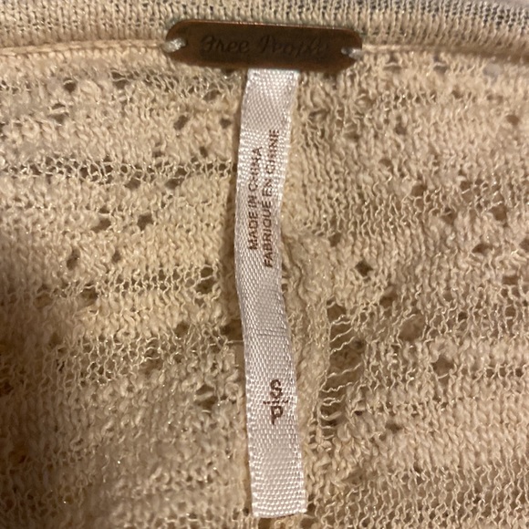 FREE PEOPLE "for the love of flowers" tunic. SIZE-SMALL/PETITE-PRE-OWNED - Picture 13 of 16